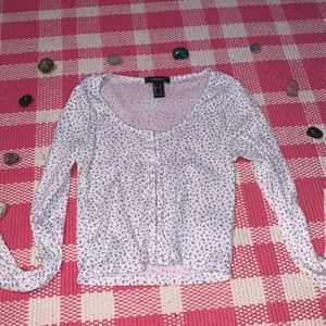 Long sleeve floral top